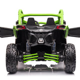 Can-Am Maverick Custom Edition 24V Kids Ride-On UTV Buggy Car | Verde