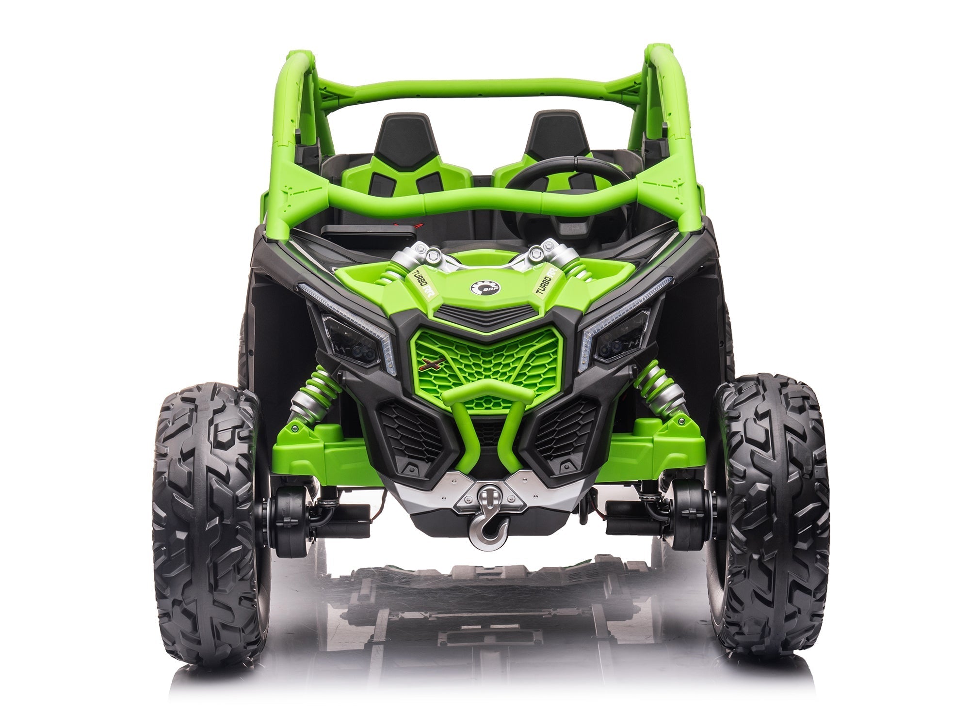 Can-Am Maverick Custom Edition 24V Kids Ride-On UTV Buggy Car | Verde