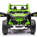 Can-Am Maverick Custom Edition 24V Kids Ride-On UTV Buggy Car | Verde