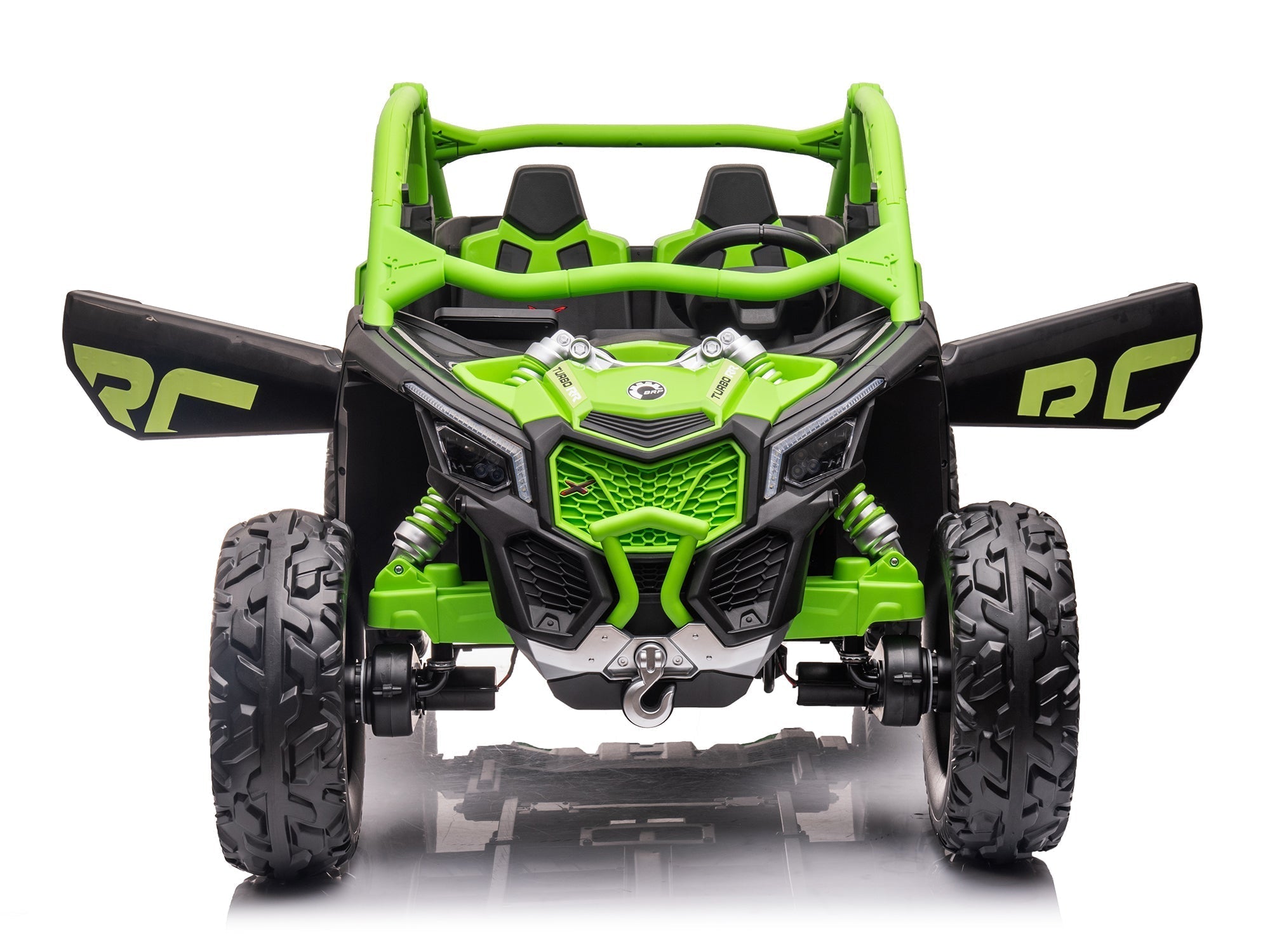 Can-Am Maverick Custom Edition 24V Kids Ride-On UTV Buggy Car | Verde