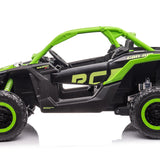 Can-Am Maverick Custom Edition 24V Kids Ride-On UTV Buggy Car | Verde