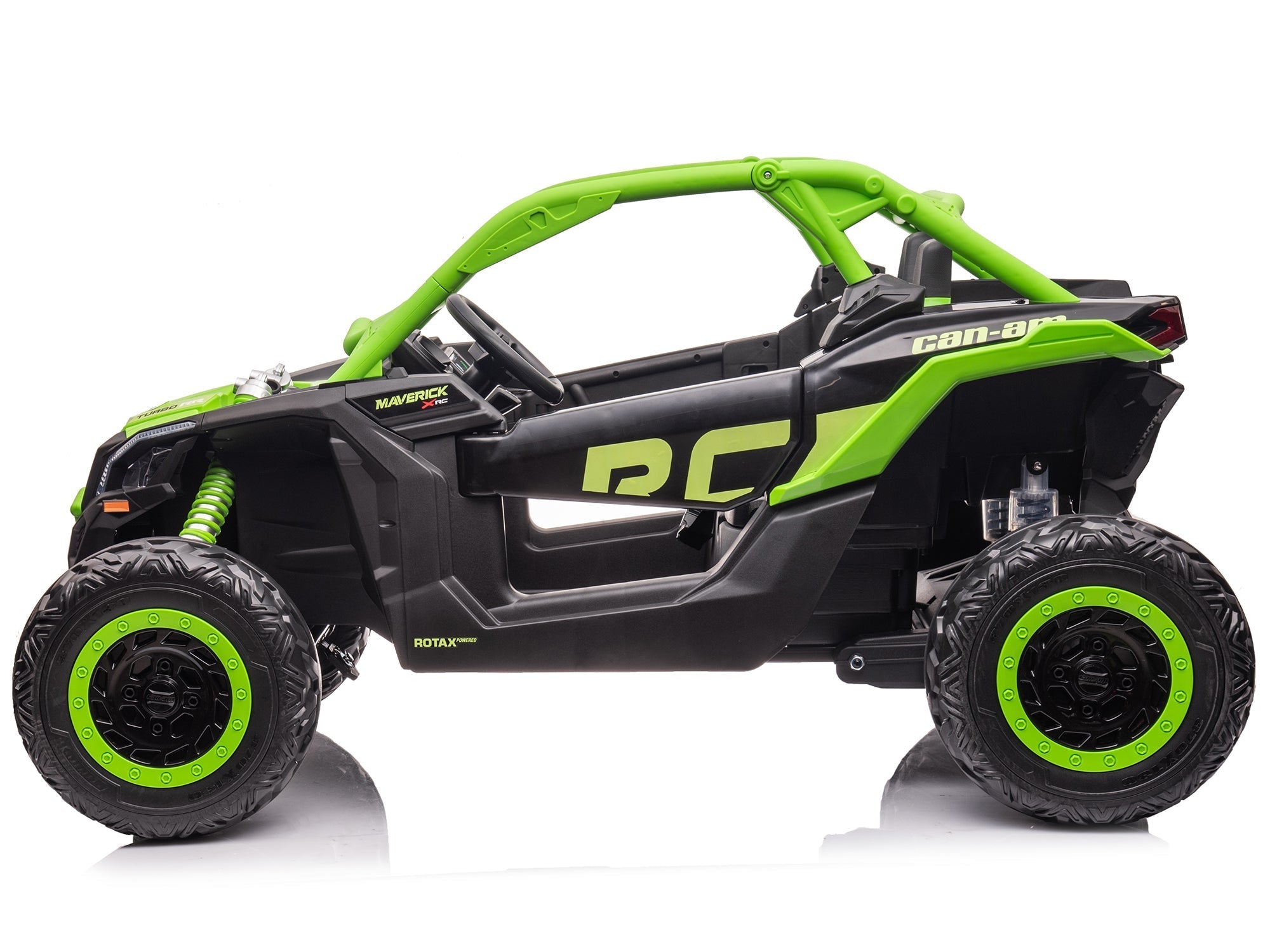 Can-Am Maverick Custom Edition 24V Kids Ride-On UTV Buggy Car | Verde