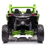 Can-Am Maverick Custom Edition 24V Kids Ride-On UTV Buggy Car | Verde