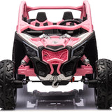 Can-Am Maverick Custom Edition 24V Kids Ride-On UTV Buggy Car | Rosa