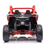 Can-Am Maverick Custom Edition 24V Kids Ride-On UTV Buggy Car | Vermelho