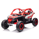 Can-Am Maverick Custom Edition 24V Kids Ride-On UTV Buggy Car | Vermelho