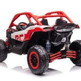 Can-Am Maverick Custom Edition 24V Kids Ride-On UTV Buggy Car | Vermelho