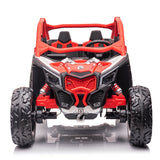 Can-Am Maverick Custom Edition 24V Kids Ride-On UTV Buggy Car | Vermelho