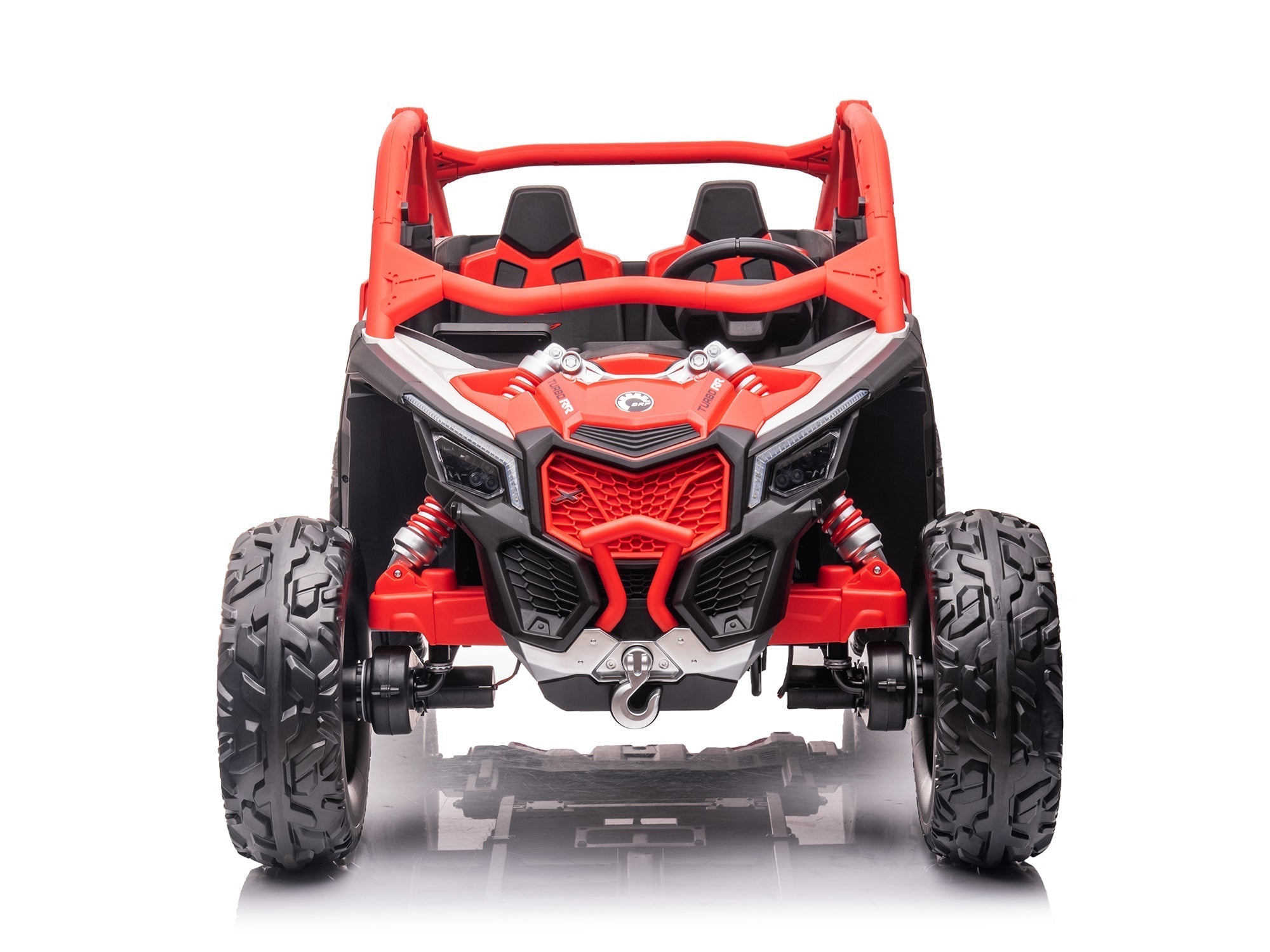 Can-Am Maverick Custom Edition 24V Kids Ride-On UTV Buggy Car | Vermelho