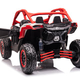 Can-Am Maverick Custom Edition 24V Kids Ride-On UTV Buggy Car | Vermelho