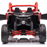 Can-Am Maverick Custom Edition 24V Kids Ride-On UTV Buggy Car | Vermelho