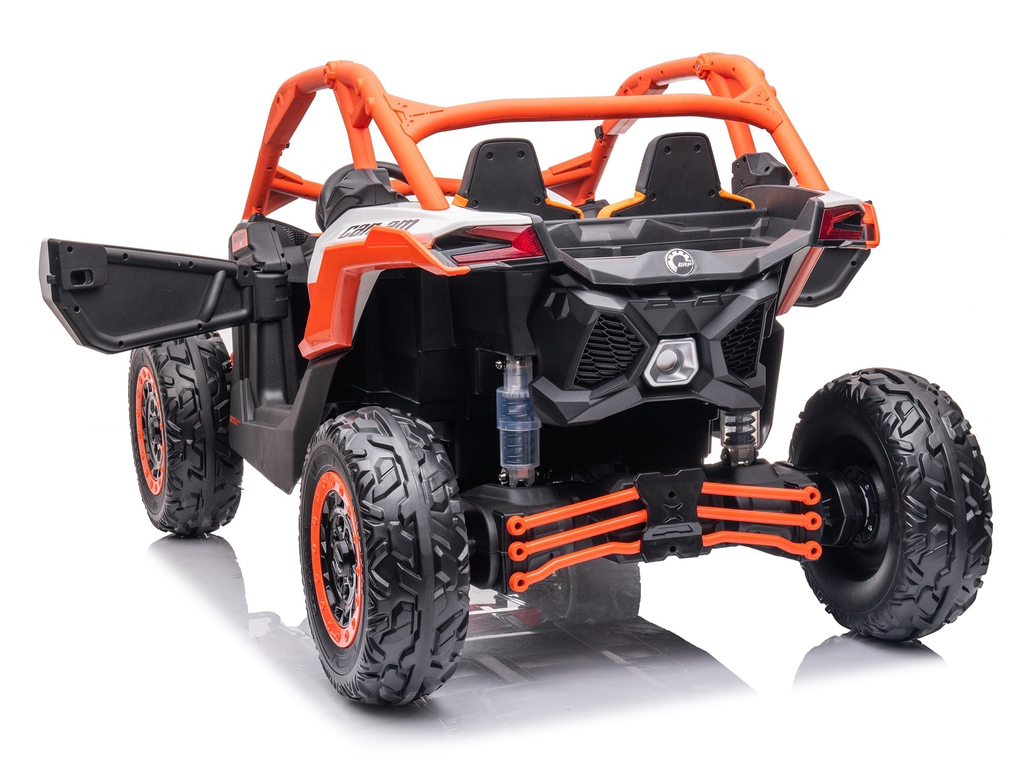Can-Am Maverick Custom Edition 24V Kids Ride-On UTV Buggy Car | Laranja