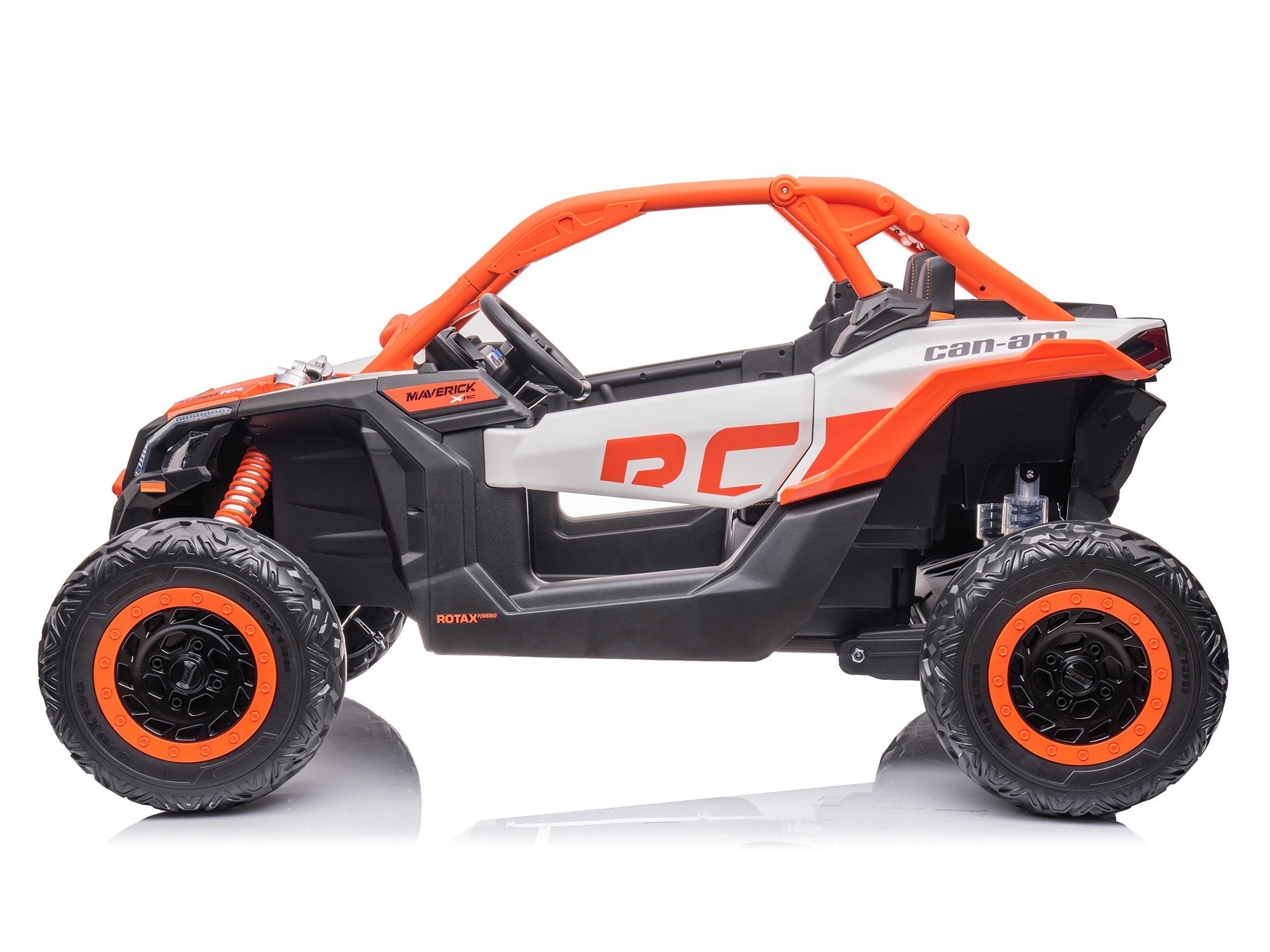 Can-Am Maverick Custom Edition 24V Kids Ride-On UTV Buggy Car | Laranja