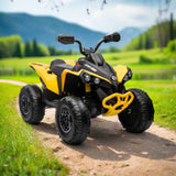 Can-Am Renegade 24V 4WD Kids Ride-On ATV Quad | Amarelo