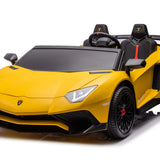 Lamborghini Aventador XXL 24V carro grande para crianças | Amarelo