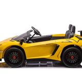 Lamborghini Aventador XXL 24V carro grande para crianças | Amarelo