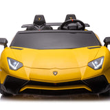 Lamborghini Aventador XXL 24V carro grande para crianças | Amarelo