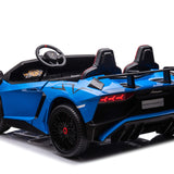 Lamborghini Aventador XXL 24V carro grande para crianças | Azul