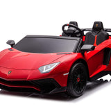 Lamborghini Aventador XXL 24V carro grande para crianças | Vermelho