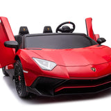 Lamborghini Aventador XXL 24V carro grande para crianças | Vermelho