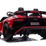 Lamborghini Aventador XXL 24V carro grande para crianças | Vermelho
