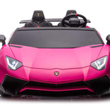 Lamborghini Aventador XXL 24V carro grande para crianças | Rosa