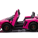 Lamborghini Aventador XXL 24V carro grande para crianças | Rosa