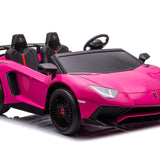 Lamborghini Aventador XXL 24V carro grande para crianças | Rosa