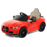 Carro infantil BMW M4 12V com controle remoto dos pais R/C | Vermelho