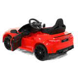 Carro infantil BMW M4 12V com controle remoto dos pais R/C | Vermelho
