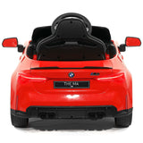 Carro infantil BMW M4 12V com controle remoto dos pais R/C | Vermelho