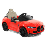 Carro infantil BMW M4 12V com controle remoto dos pais R/C | Vermelho