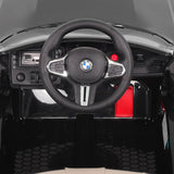 Carro infantil BMW M4 12V com controle remoto dos pais R/C | Branco
