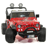 Trail Explorer 24V Kids Ride-On Car Truck com controle remoto dos pais R/C | Aranha Vermelha