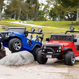 Trail Explorer 24V Kids Ride-On Car Truck com controle remoto dos pais R/C | Aranha Vermelha