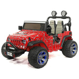 Trail Explorer 24V Kids Ride-On Car Truck com controle remoto dos pais R/C | Aranha Vermelha