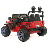 Trail Explorer 24V Kids Ride-On Car Truck com controle remoto dos pais R/C | Aranha Vermelha
