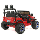 Trail Explorer 24V Kids Ride-On Car Truck com controle remoto dos pais R/C | Aranha Vermelha