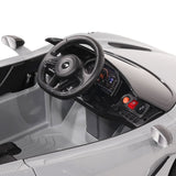 Carro infantil McLaren 765LT 12V com controle remoto dos pais R/C | Azul