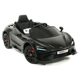 Carro infantil McLaren 765LT 12V com controle remoto dos pais R/C | Preto