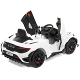 Carro infantil McLaren 765LT 12V com controle remoto dos pais R/C | Branco