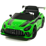 Carro infantil Mercedes AMG GT3 EVO 12V com controle remoto dos pais R/C | Verde