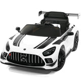 Carro infantil Mercedes AMG GT3 EVO 12V com controle remoto dos pais R/C | Branco