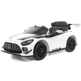 Carro infantil Mercedes AMG GT3 EVO 12V com controle remoto dos pais R/C | Branco