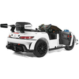 Carro infantil Mercedes AMG GT3 EVO 12V com controle remoto dos pais R/C | Branco