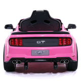 Ford Mustang GT Custom Edition 24V carro infantil com controle remoto dos pais R/C | Rosa