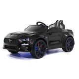 Ford Mustang GT Custom Edition 24V carro infantil com controle remoto dos pais R/C | Preto