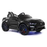Ford Mustang GT Custom Edition 24V carro infantil com controle remoto dos pais R/C | Preto