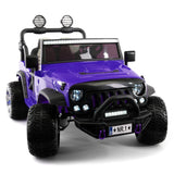 Trail Explorer 24V Kids Ride-On Car Truck com controle remoto dos pais R/C | Roxo