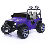 Trail Explorer 24V Kids Ride-On Car Truck com controle remoto dos pais R/C | Roxo